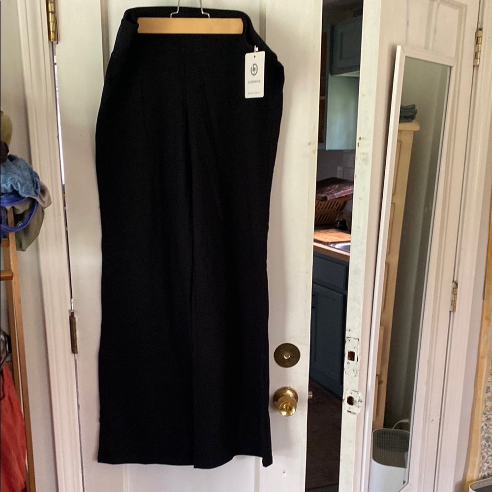 Brand New Black Wide-Leg Pants